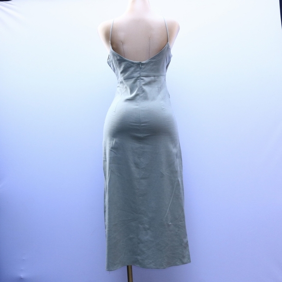 Beautiful Zara Midi dress in Sage Green, Perfect Spring Dress, Small - Picture 5 of 8